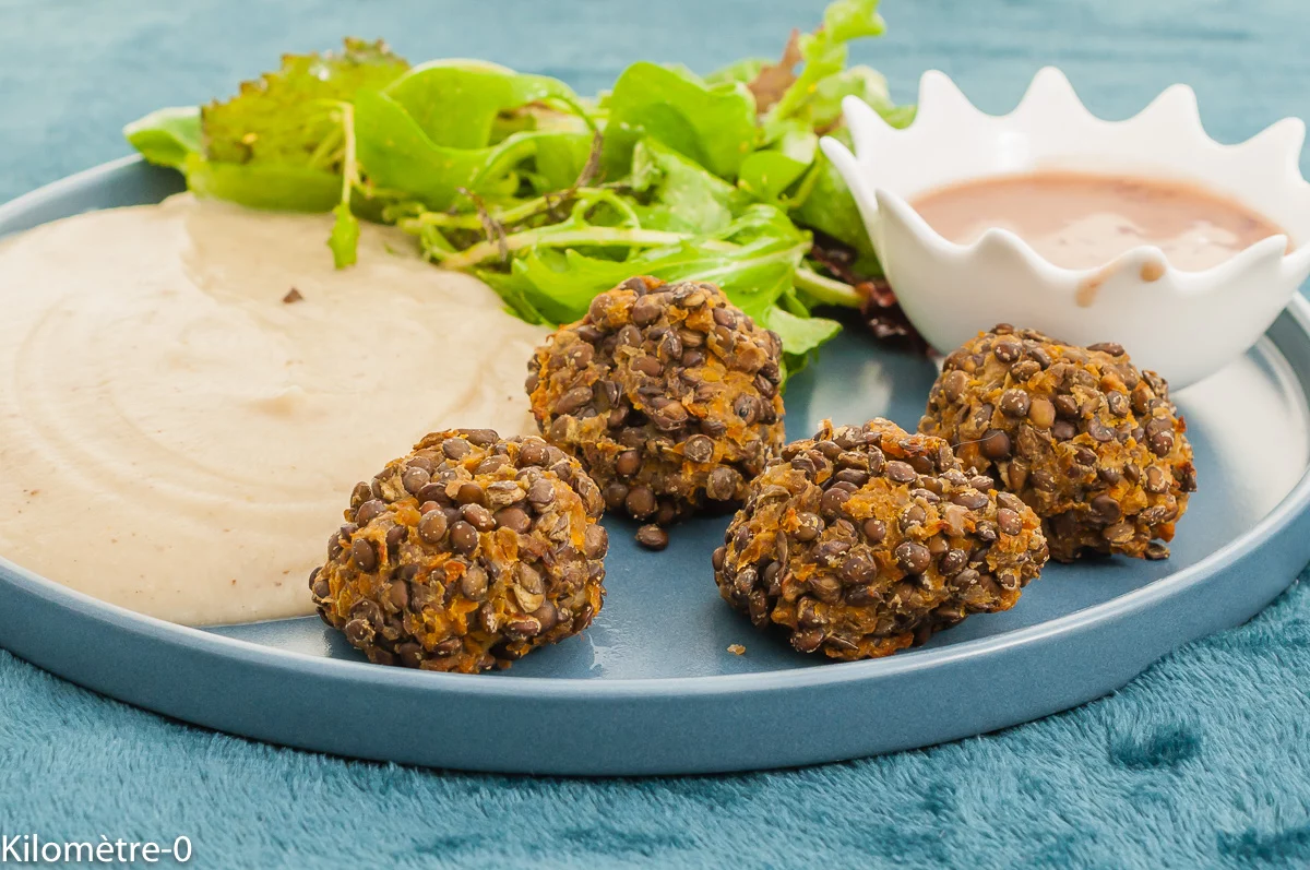 Photo de recette, végétarienne, boulettes, carottes, lentilles, purée de panais, panais, automne, hiver, légumes, noisettes , orange, healthy, bio, léger, végé, sauce, beurre rouge, sauce au vin, Kilomètre-0, blog de cuisine réalisée à partir de produits de saison et issus de circuits courts