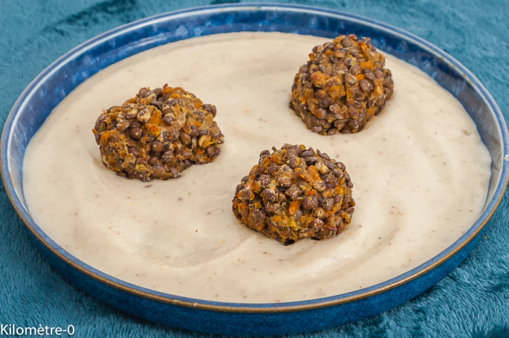 Boulettes de lentilles, purée de panais aux noisettes et à l&rsquo;orange - Étape 18