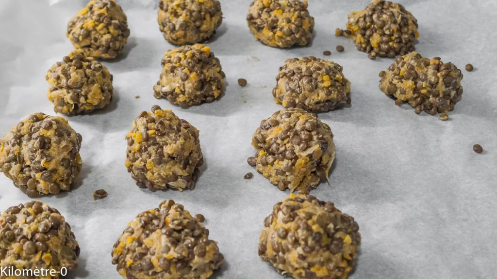 Boulettes de lentilles, purée de panais aux noisettes et à l&rsquo;orange - Étape 9