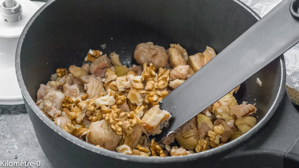 Gratin de choux de Bruxelles aux châtaignes - Étape 5