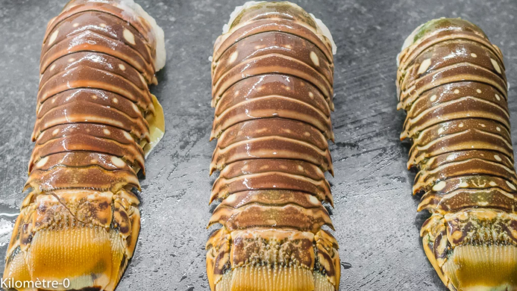 Langouste grillée aux clémentines, sauce à l&rsquo;orange - Étape 1