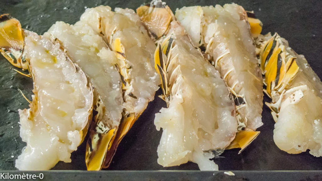 Langouste grillée aux clémentines, sauce à l&rsquo;orange - Étape 2