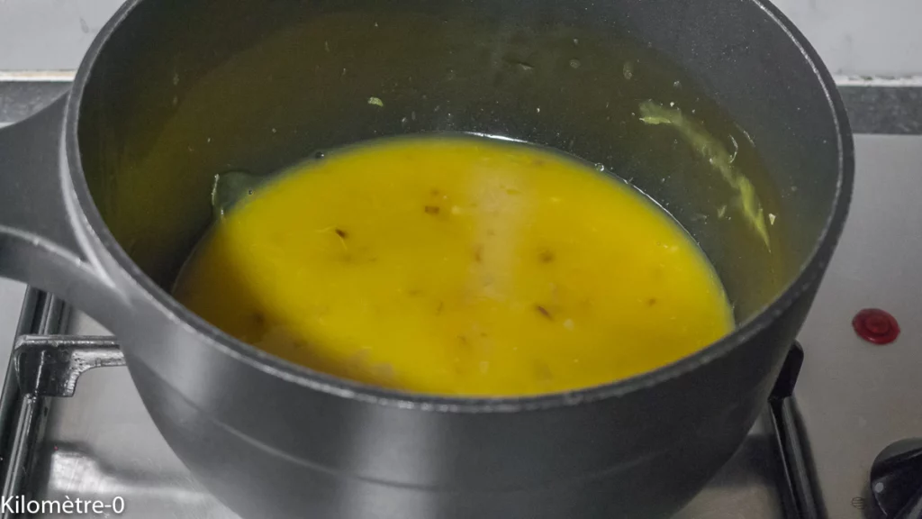 Langouste grillée aux clémentines, sauce à l&rsquo;orange - Étape 6