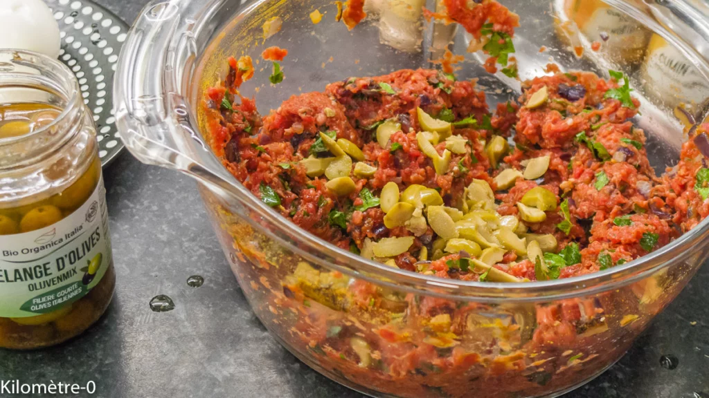 Pain de viande aux olives, recette marocaine - Étape 8