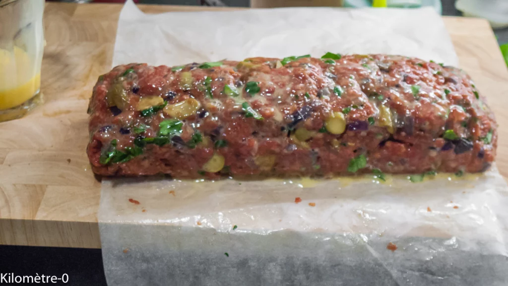 Pain de viande aux olives, recette marocaine - Étape 12