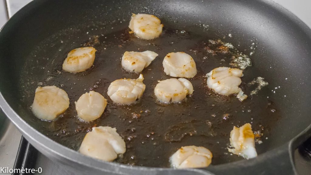 Velouté de courge butternut à l&rsquo;orange et aux saint-jacques - Étape 5