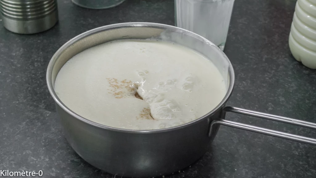 Panna cotta aux kiwis - Étape 3