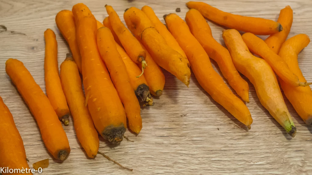 Poêlée de carottes aux œufs pochés - Étape 1