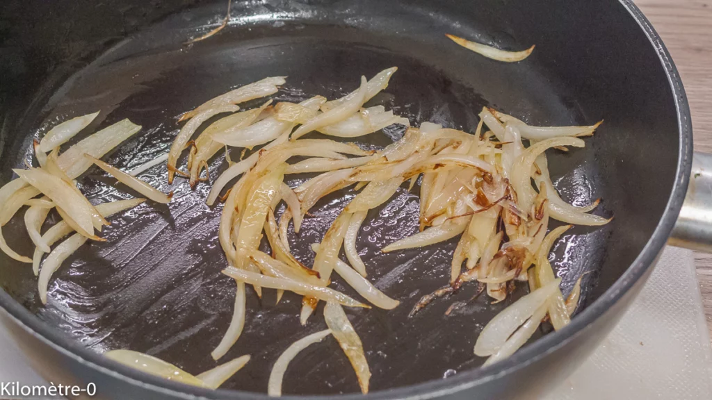 Poêlée de carottes aux œufs pochés - Étape 2