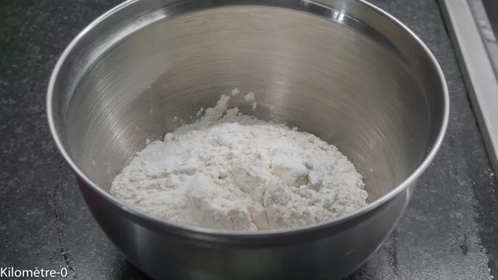 Crêpes salées roulées au jambon et au fromage frais - Étape 1