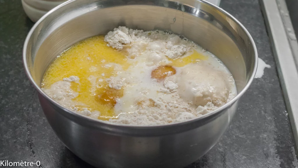 Crêpes salées roulées au jambon et au fromage frais - Étape 3