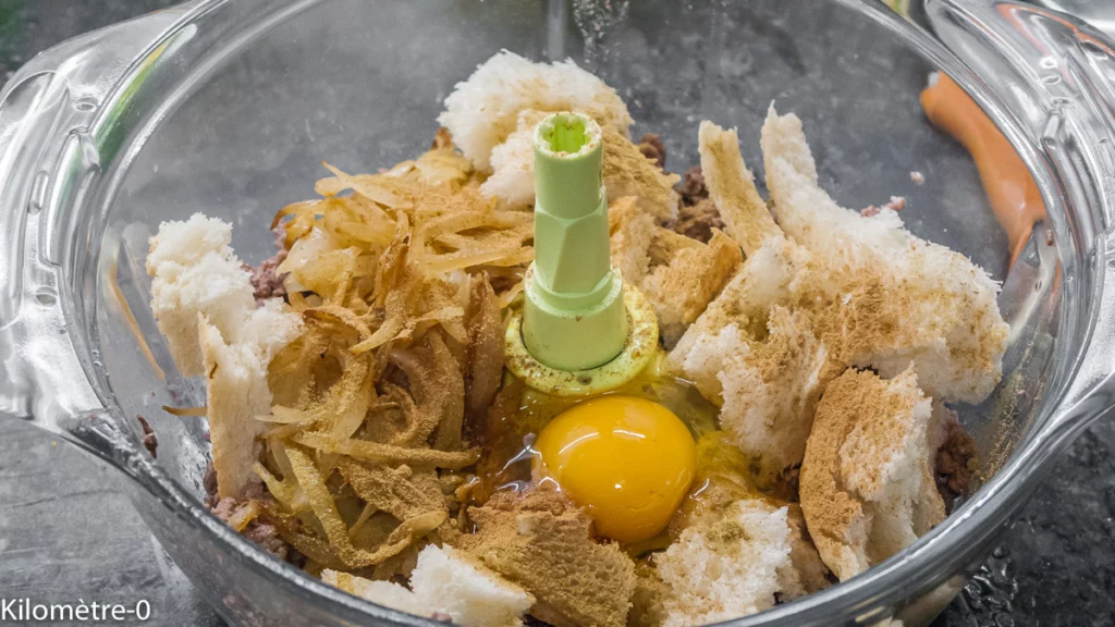 Boulettes de bœuf aux frites au four et à la sauce à la crème, moutarde et soja - Étape 5