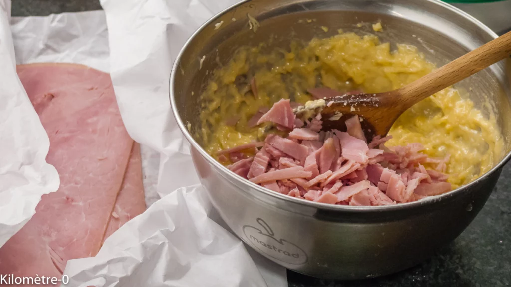 Madeleines salées jambon emmental - Étape 4