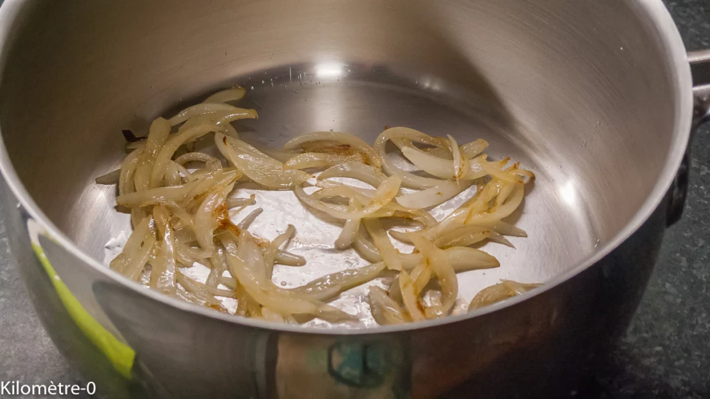 Gratin de courge butternut aux lentilles et fromage - Étape 2