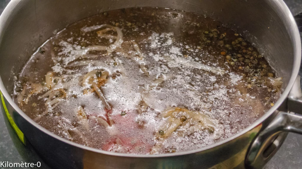 Gratin de courge butternut aux lentilles et fromage - Étape 3