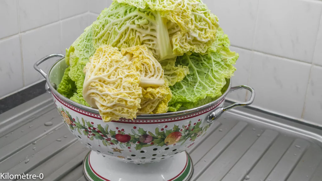 Chou à la bolognaise - Étape 1