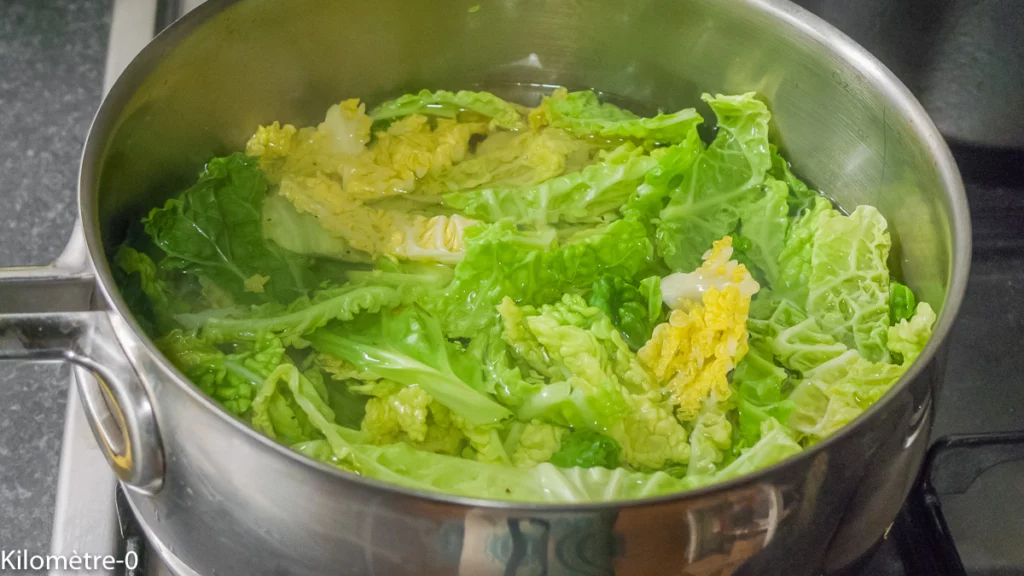 Chou à la bolognaise - Étape 2