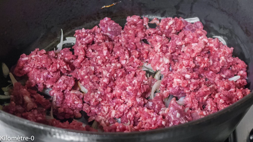 Chou à la bolognaise - Étape 4