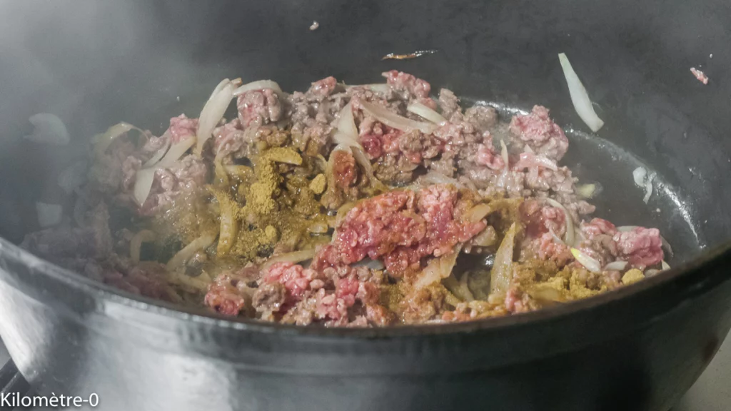 Chou à la bolognaise - Étape 5