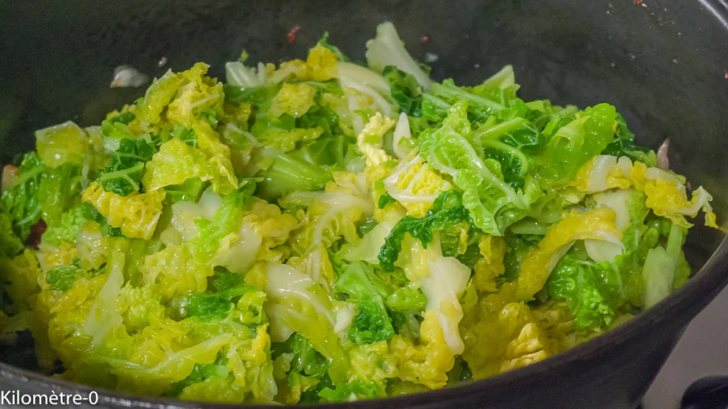 Chou à la bolognaise - Étape 7