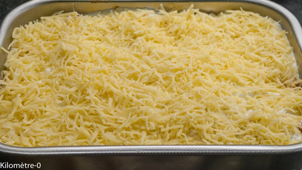 Gratin de courge butternut aux lentilles et fromage - Étape 11