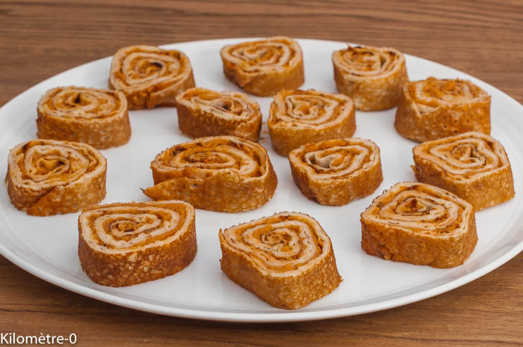 Crêpes salées roulées au jambon et au fromage frais - Étape 10