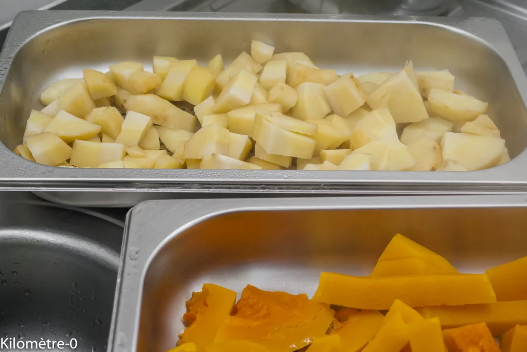 Parmentier au butternut et panais - Étape 2