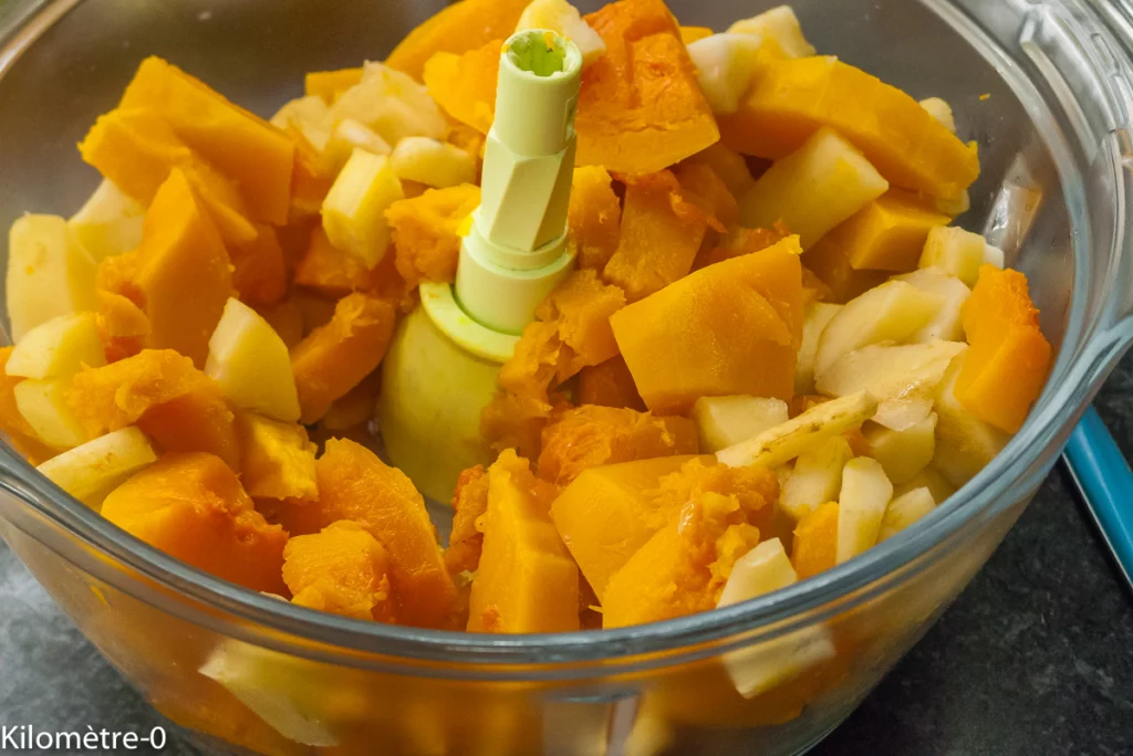 Parmentier au butternut et panais - Étape 6