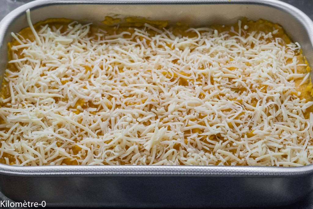 Parmentier au butternut et panais - Étape 7