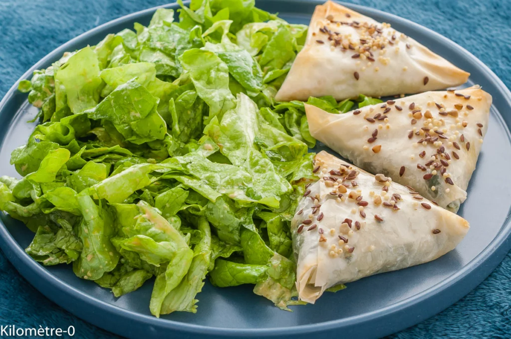 Briks aux épinards, poireaux et fromage (chèvre et emmental) - Étape 12