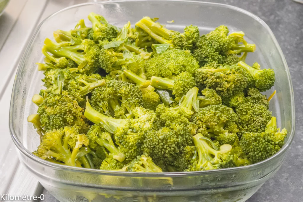 Tarte au brocolis, chorizo et fromage - Étape 1