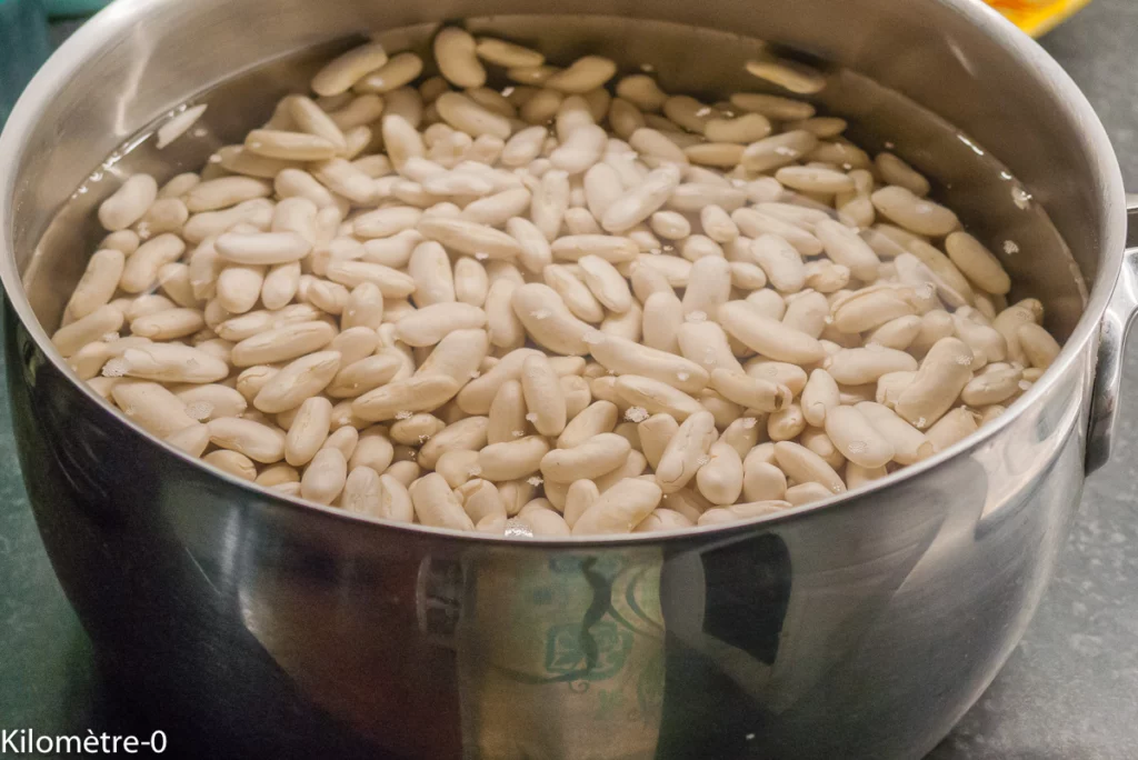Cuisson des haricots blancs - Étape 1