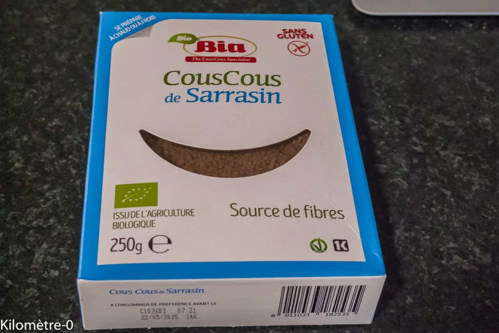 Taboulé au sarrasin, agrumes, kiwis et miel - Étape 1