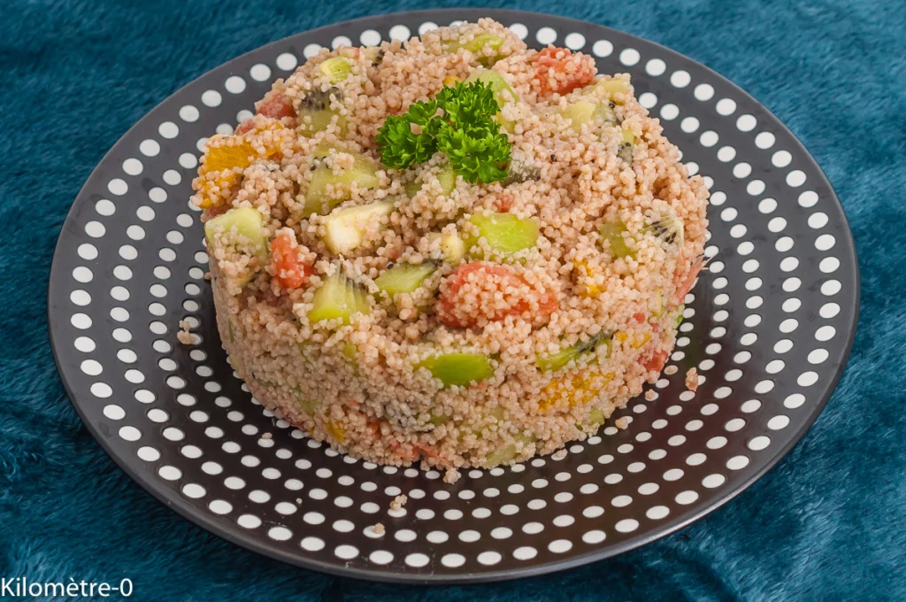 Taboulé au sarrasin, agrumes, kiwis et miel - Étape 7