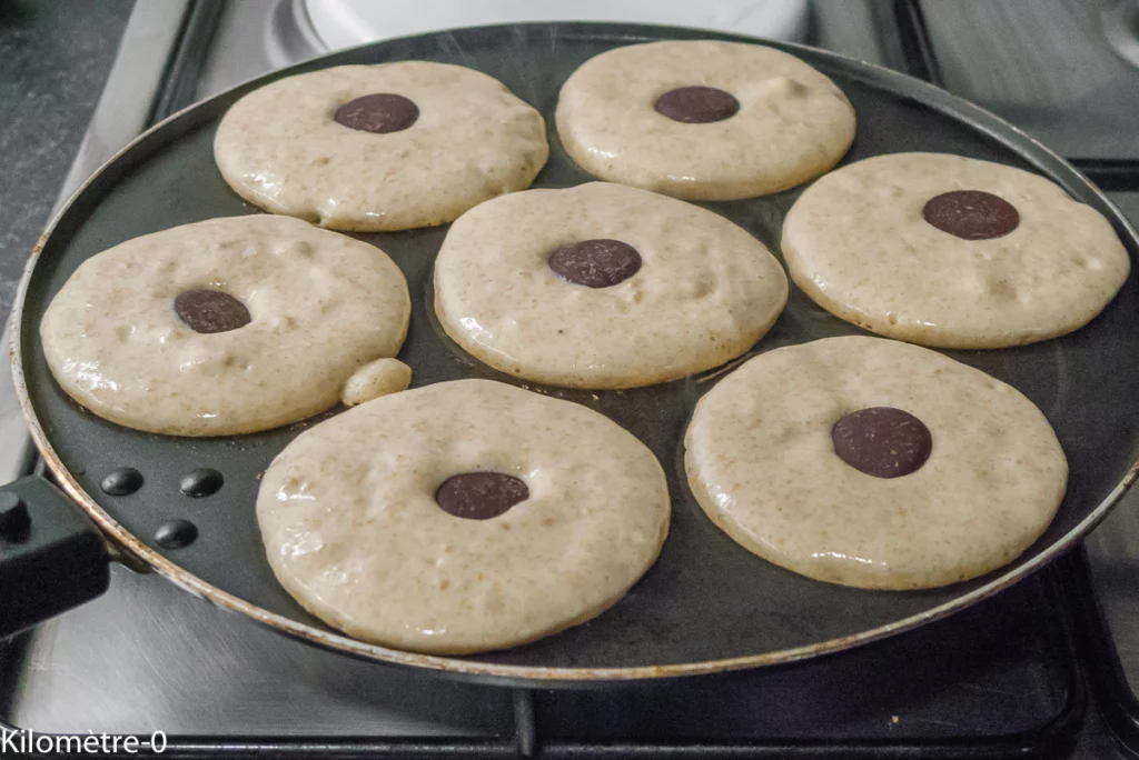 Aebleskiver, crêpes danoises - Étape 4