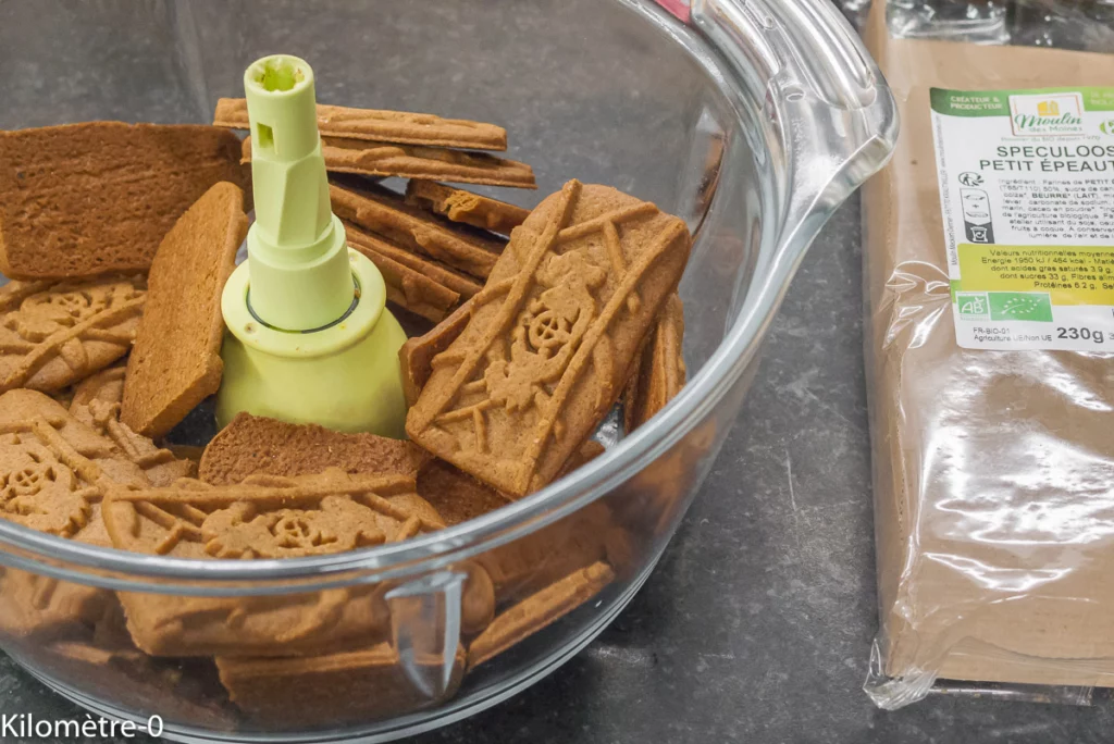 Cheesecake au fromage blanc, citron, vanille et spéculoos - Étape 1