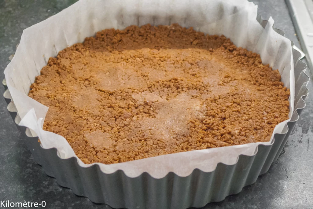 Cheesecake au fromage blanc, citron, vanille et spéculoos - Étape 2