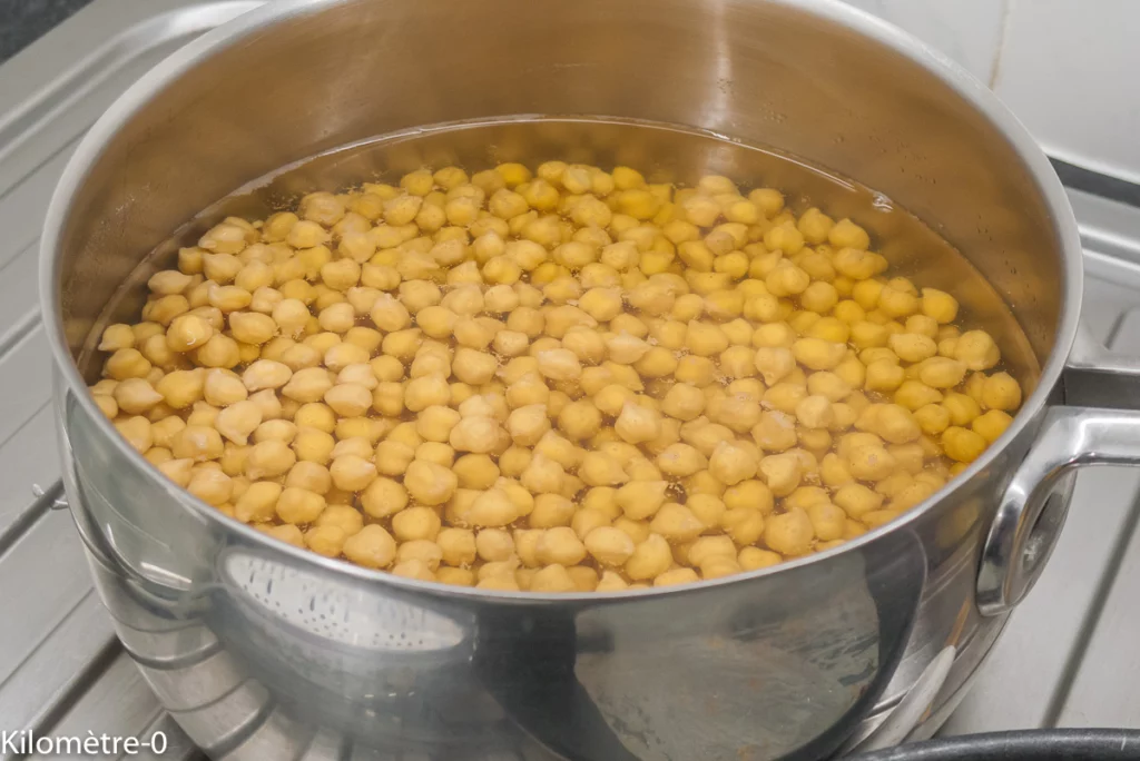 Cuisson des pois chiches - Étape 2