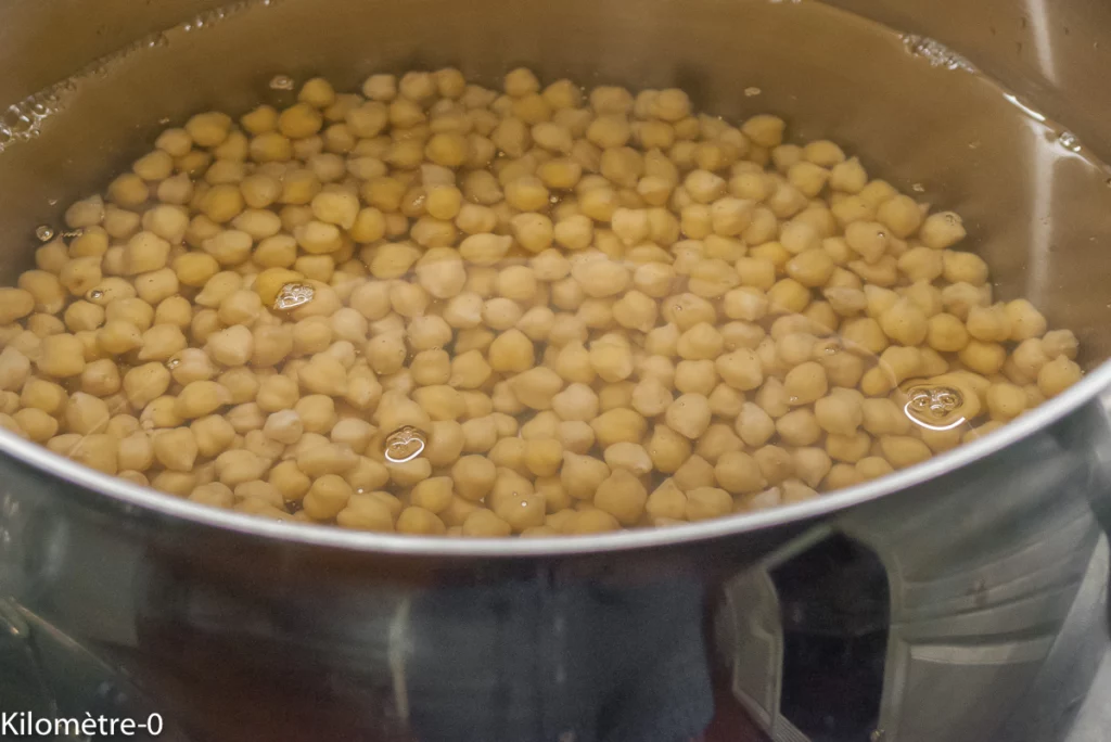 Cuisson des pois chiches - Étape 3