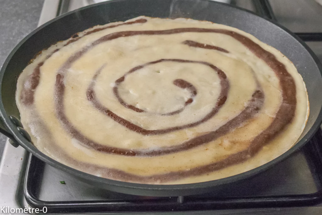 Crêpes tourbillon très chocolat - Étape 8