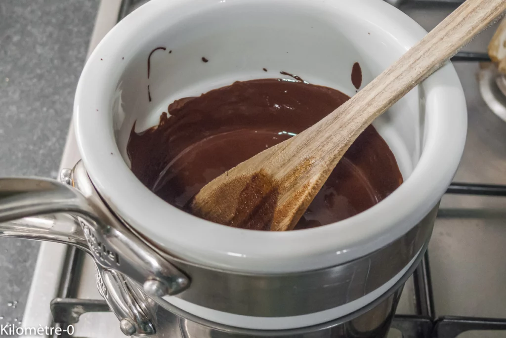 Entremets au chocolat et à la banane - Étape 1