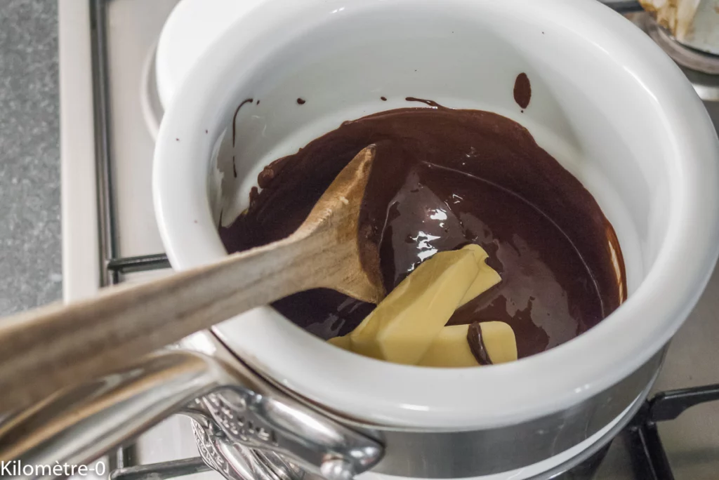 Entremets au chocolat et à la banane - Étape 2