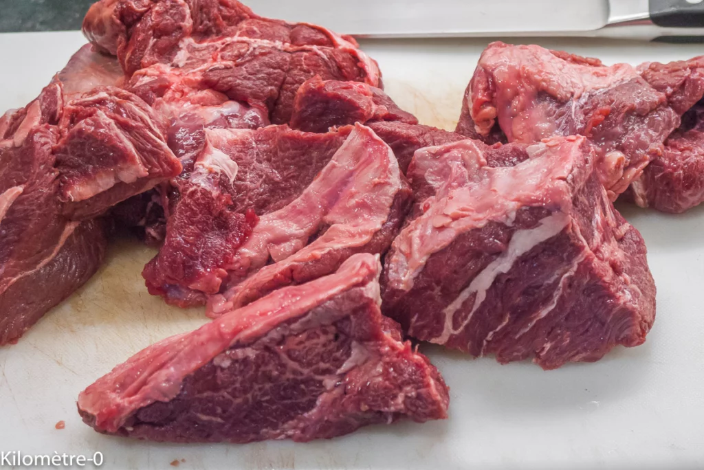 Joues de bœuf caramélisées, purée de panais - Étape 1