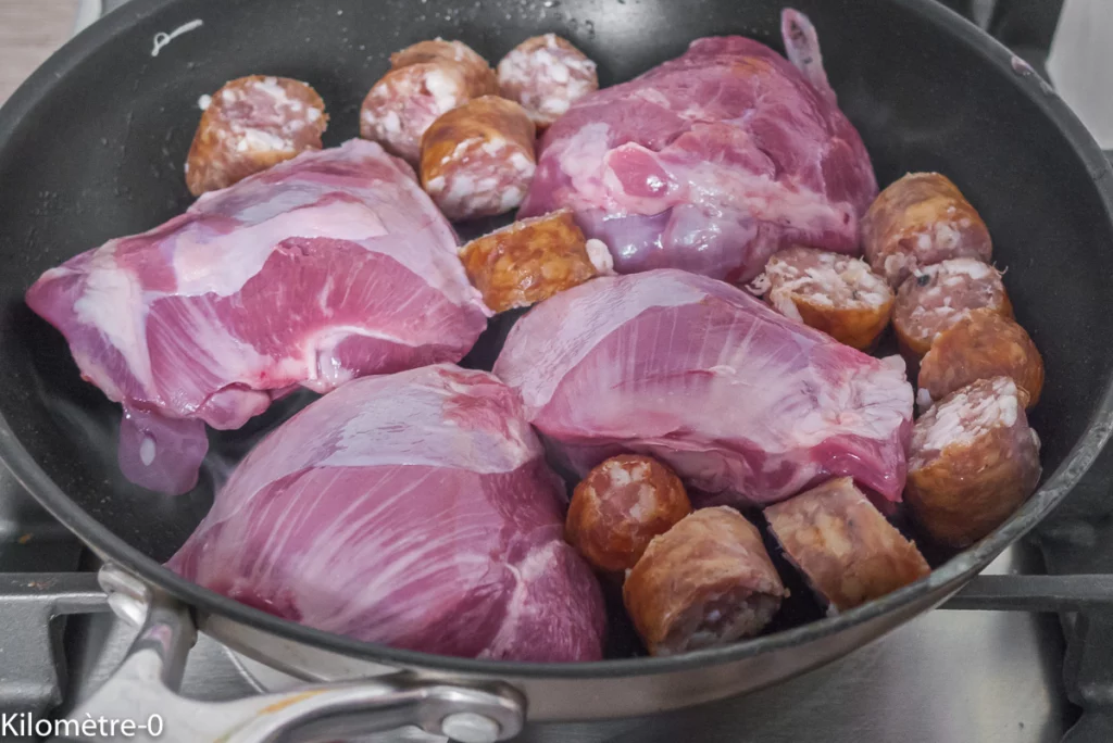 Mijoté de sots l&rsquo;y laisse à la saucisse fumée - Étape 2