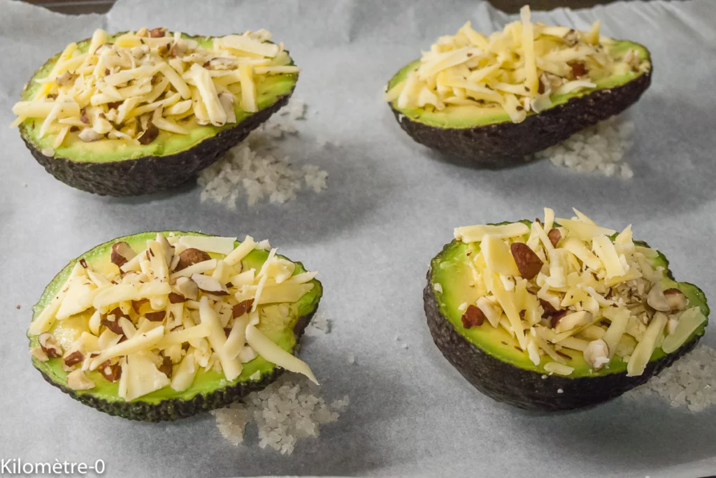 Avocat au four au gouda et aux noisettes - Étape 2