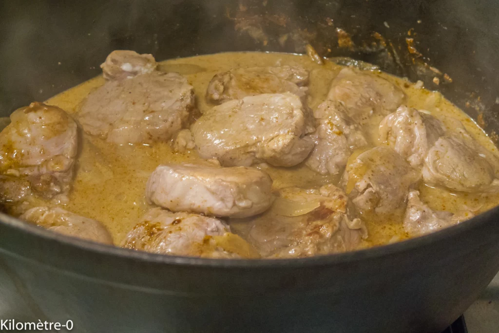 Mijoté de porc aux carottes nouvelles - Étape 1