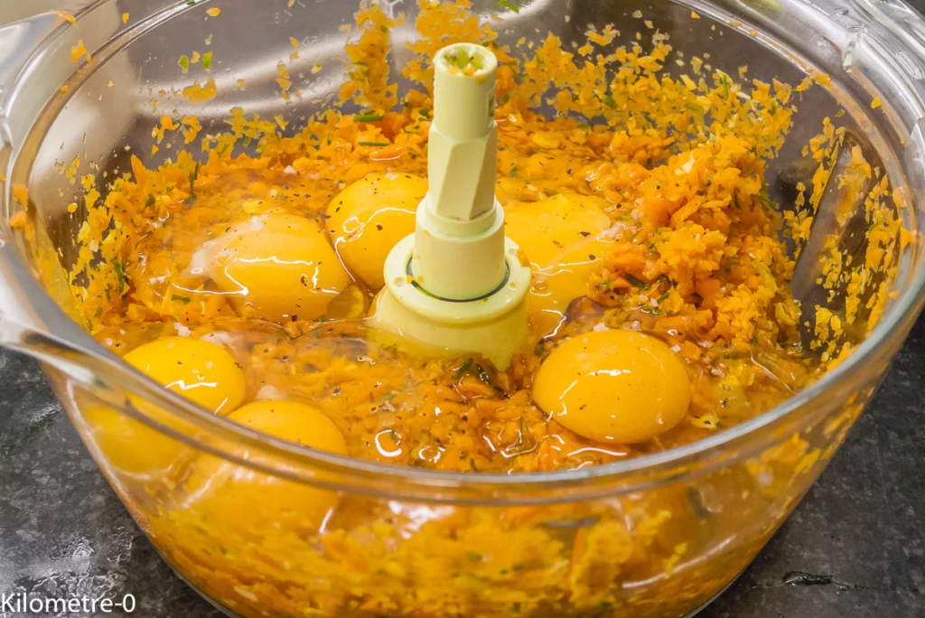 Frittata de carottes - Étape 3