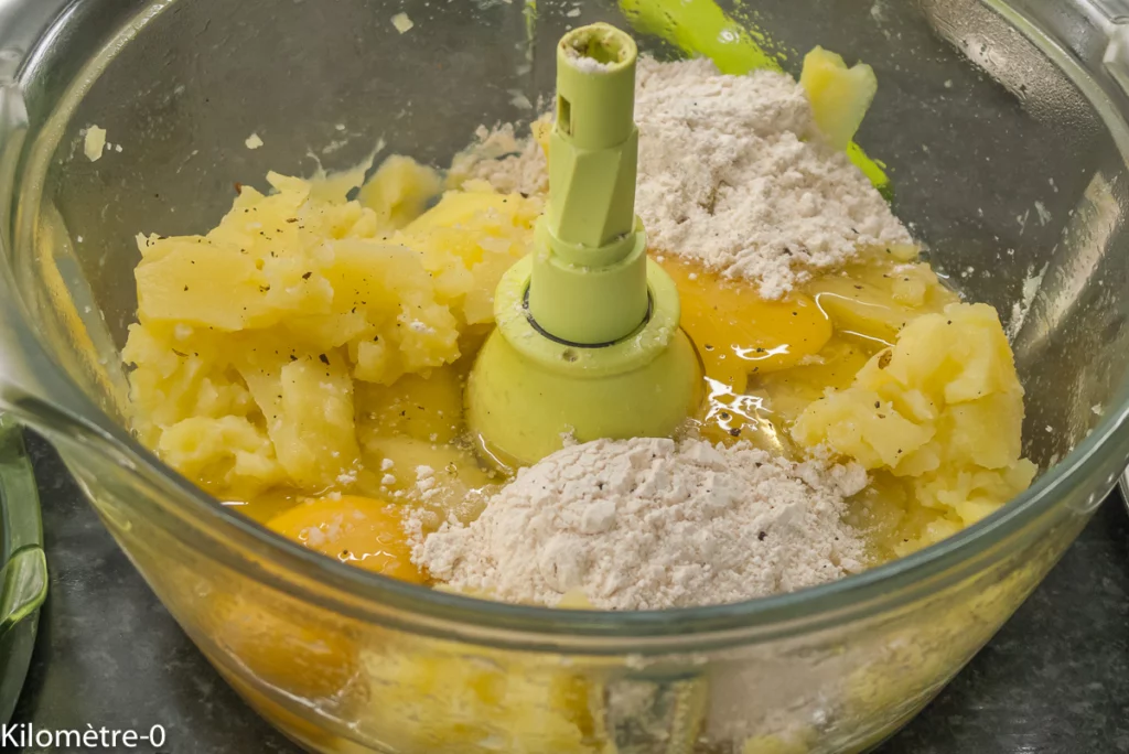 Pain plat aux pommes de terre - Étape 3