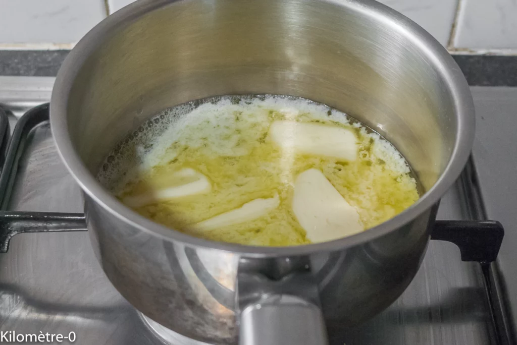 Financiers à la farine de lupin - Étape 1