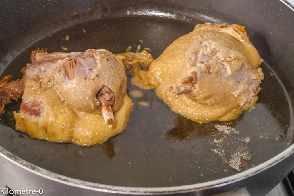 Confit de canard à l&rsquo;écrasé de céleri rave - Étape 2